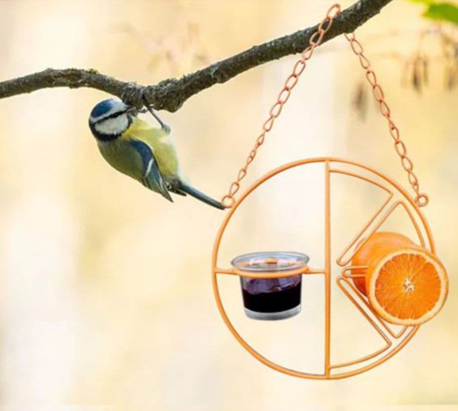 image-Hanging Metal Bracket For Outdoor Feeding Of Hummingbirds