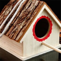 image-Bird House Bird Nest Outdoor Tree Parrot Breeding Box