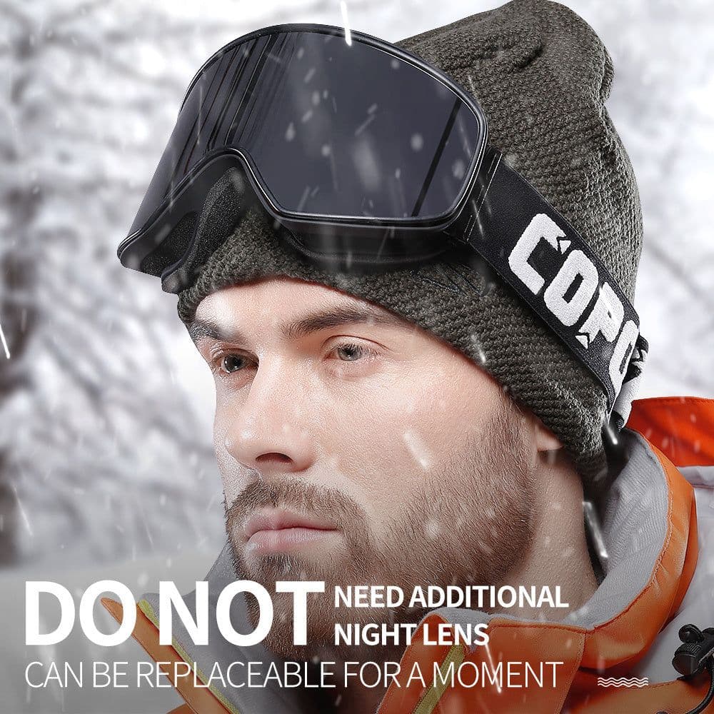 image-Magnet myopia night vision ski goggles