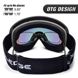 image-New double-layer anti-fog ski goggles, mountaineering ski goggles, men's and women's snow glasses card myopia