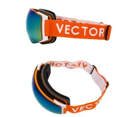 image-Compass ski glasses for men and women double-layer lens anti-fog spherical surface with magnets can be changed mountaineering goggles