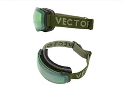 image-Compass ski glasses for men and women double-layer lens anti-fog spherical surface with magnets can be changed mountaineering goggles