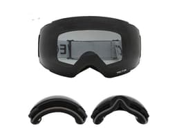 image-Compass ski glasses for men and women double-layer lens anti-fog spherical surface with magnets can be changed mountaineering goggles