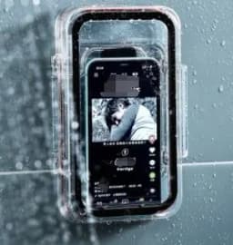 image-BathroomMobile Phone Box WaterproofStand Toilet Storage Artifact Toilet Bath Rack Kitchen Chase Drama Watching TV