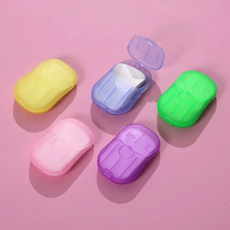 image-Travel Disposable Soap Flakes - Portable Hand Wash