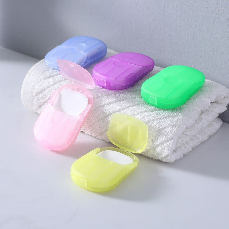 image-Travel Disposable Soap Flakes - Portable Hand Wash