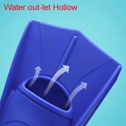 image-Silicone Scuba Diving Fins for Men Women Kids XXS-XL