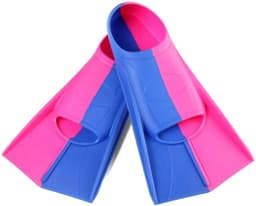 image-Swimming Fins Silicone Short Frog Flippers Adults Kids