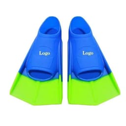 image-Swimming Fins Silicone Short Frog Flippers Adults Kids