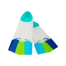 image-Swimming Fins Silicone Short Frog Flippers Adults Kids