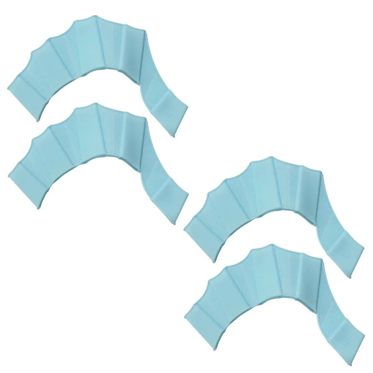 image-Silicone Swimming Fins Flipper Half Finger Webbed Gloves