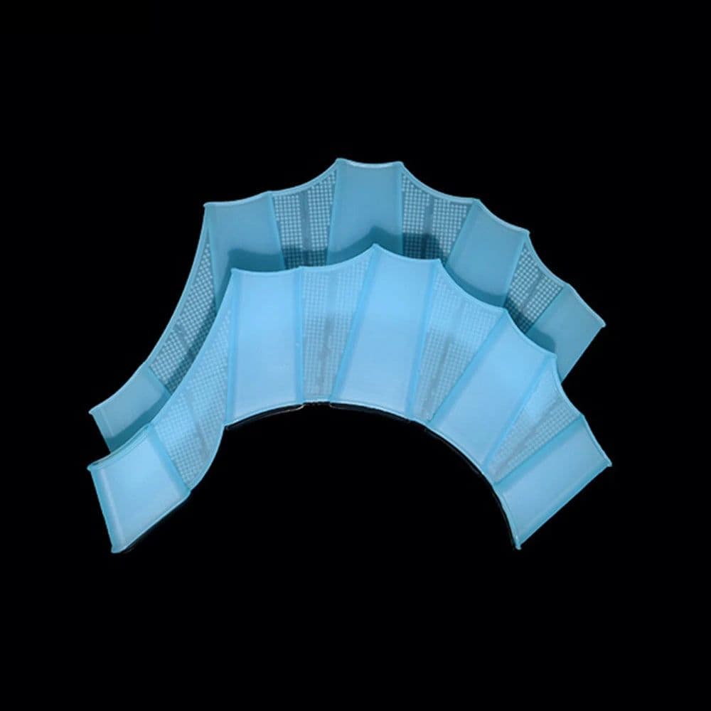 image-Silicone Swimming Fins Flipper Half Finger Webbed Gloves