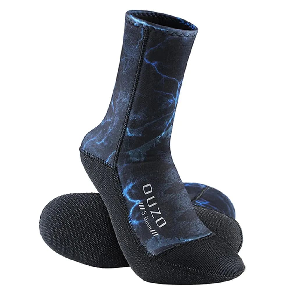 image-5mm Neoprene Diving Socks Non-slip Warm Wetsuit Shoes