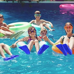 image-Silicone Swimming Fins for Kids & Adults - Training Flippers