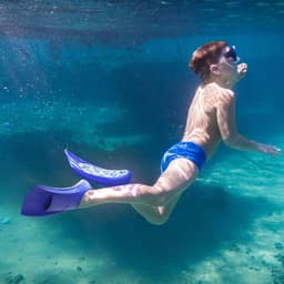 image-Silicone Swimming Fins for Kids & Adults - Training Flippers