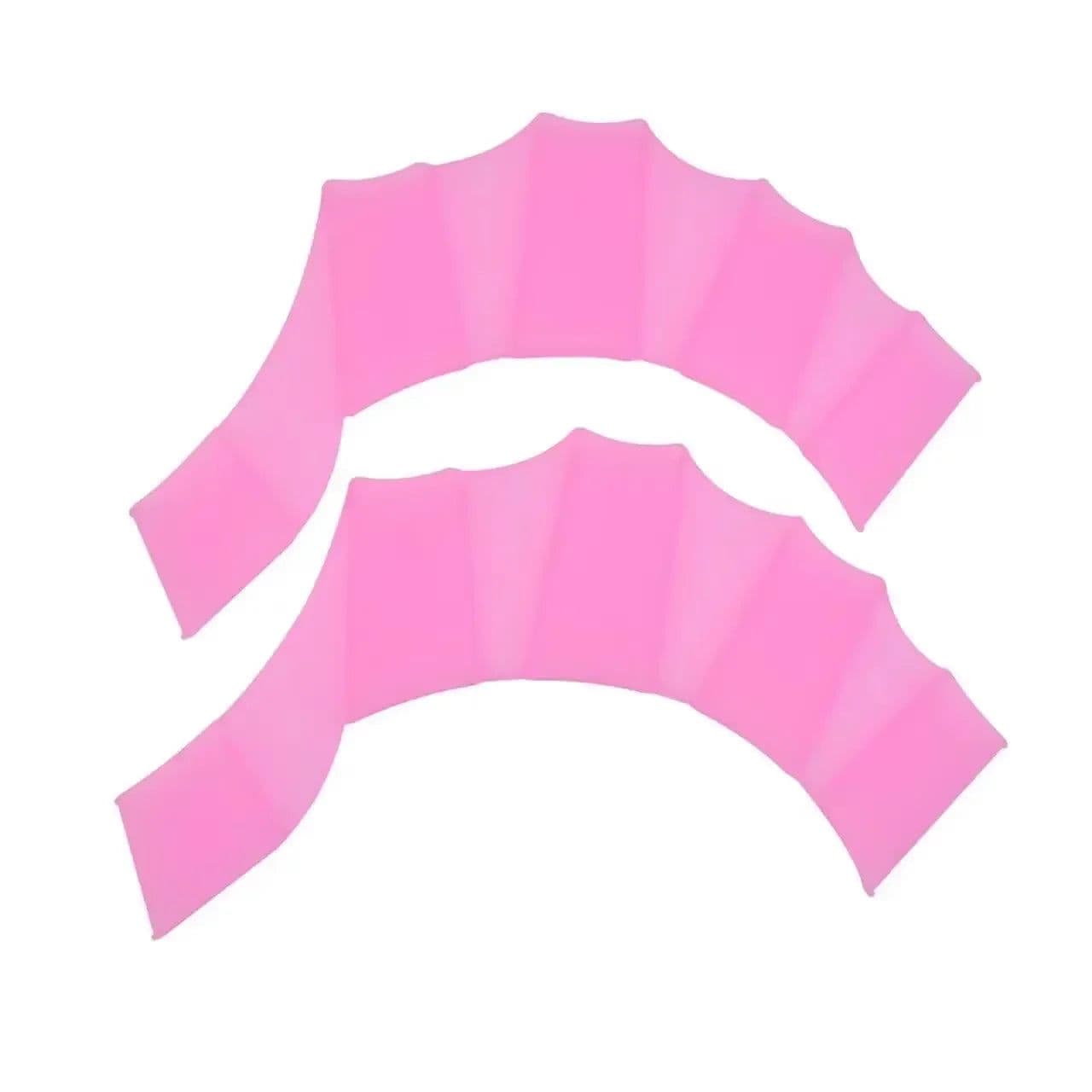 image-Silicone Swim Hand Fins Webbed Gloves Training Paddles