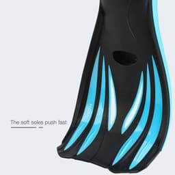 image-Swimming Fins Snorkel Diving Flippers Open Heel Adult
