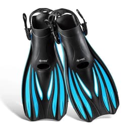 image-Swimming Fins Snorkel Diving Flippers Open Heel Adult
