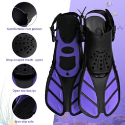 image-Snorkeling Mask Double Tube Full Face Silicone Diving Gear