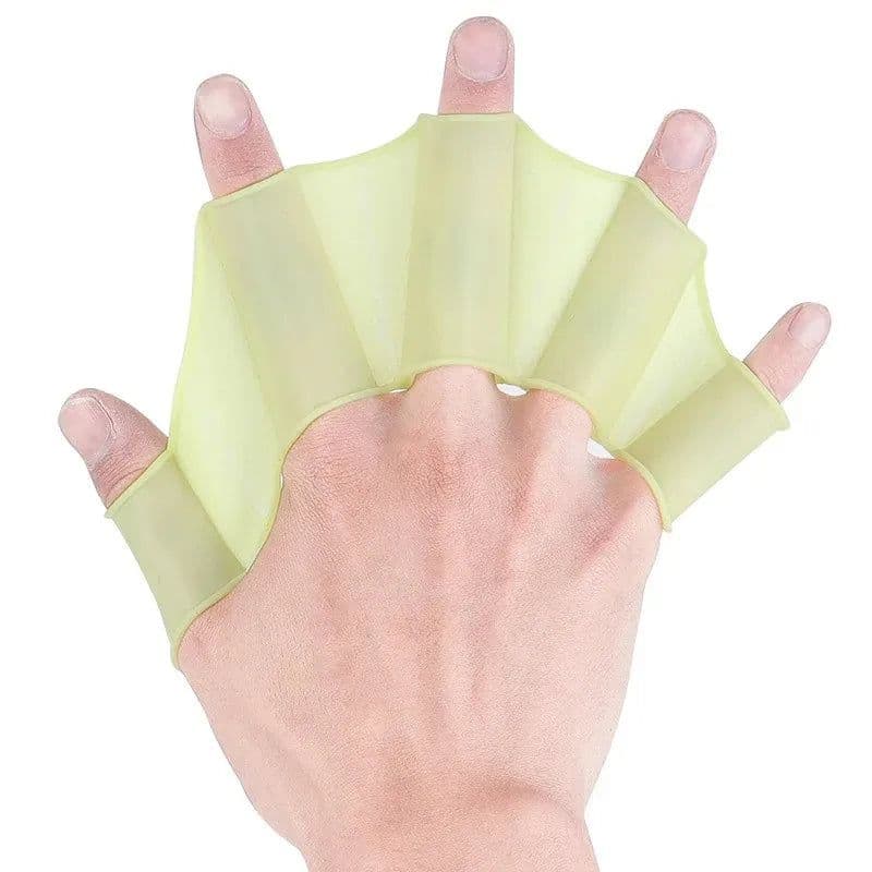 image-Silicone Swimming Hand Paddles Child Training