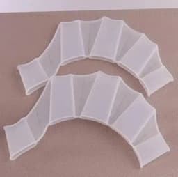 image-Silicone Swimming Hand Paddles Child Training