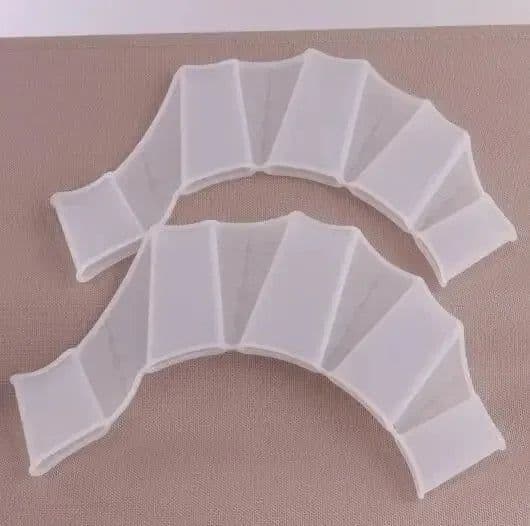 image-Silicone Swimming Hand Paddles Child Training
