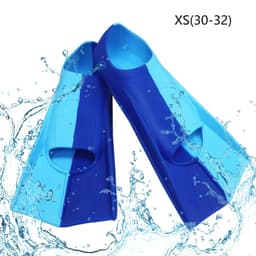 image-Silicone Swimming Fins Full Foot Adults Snorkeling Diving