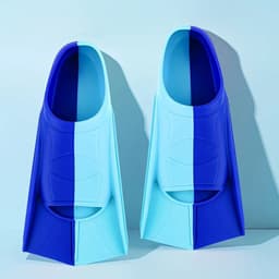 image-Silicone Swimming Fins Full Foot Adults Snorkeling Diving
