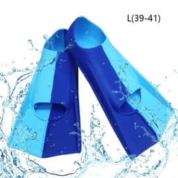 image-Silicone Swimming Fins Full Foot Adults Snorkeling Diving