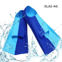 image-Silicone Swimming Fins Full Foot Adults Snorkeling Diving