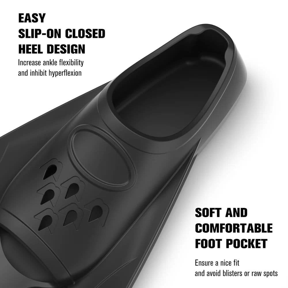image-JoyMaySun Silicone Swimming Fins F02 Short Blade