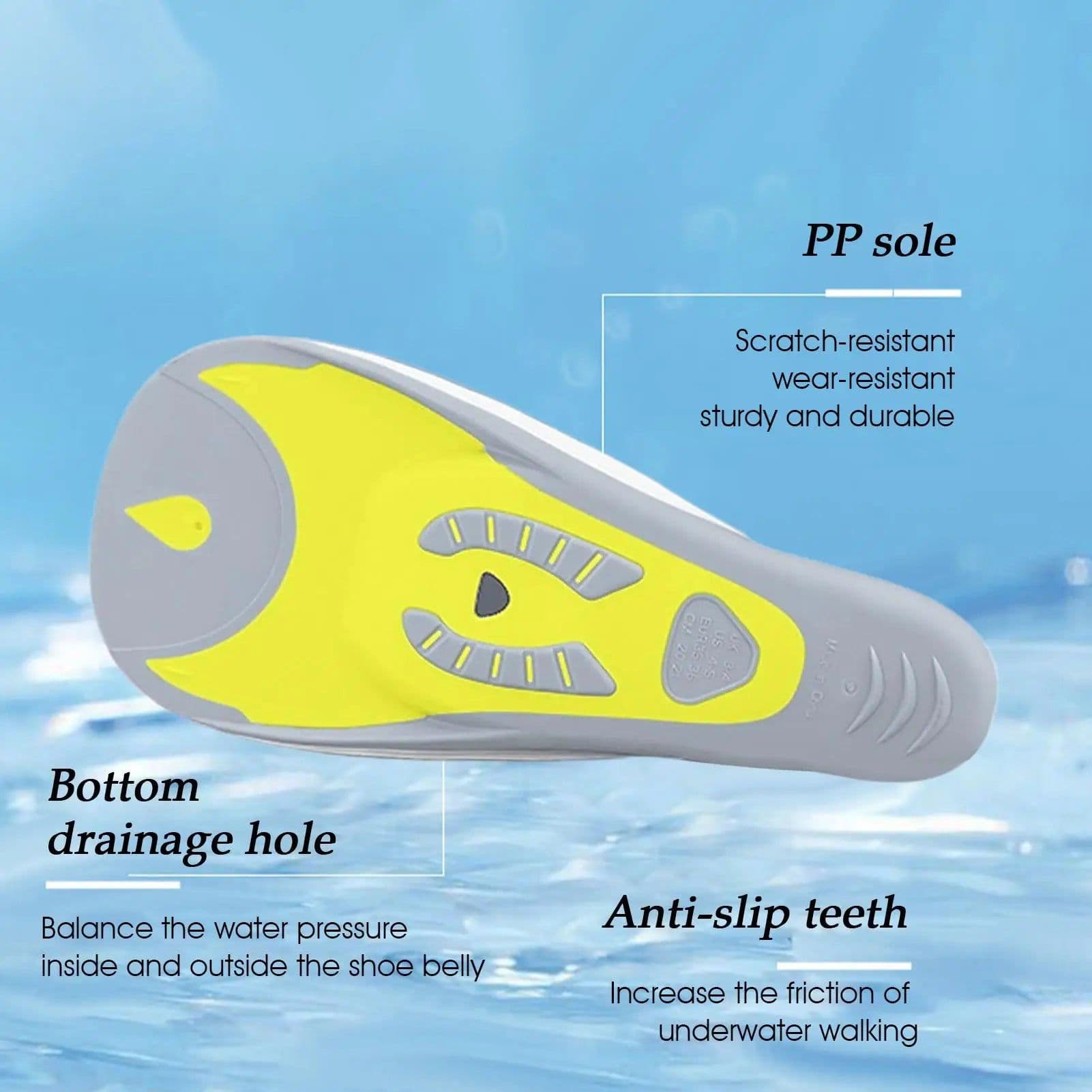 image-Swim Training Fins Short Compact Unisex XS-XL