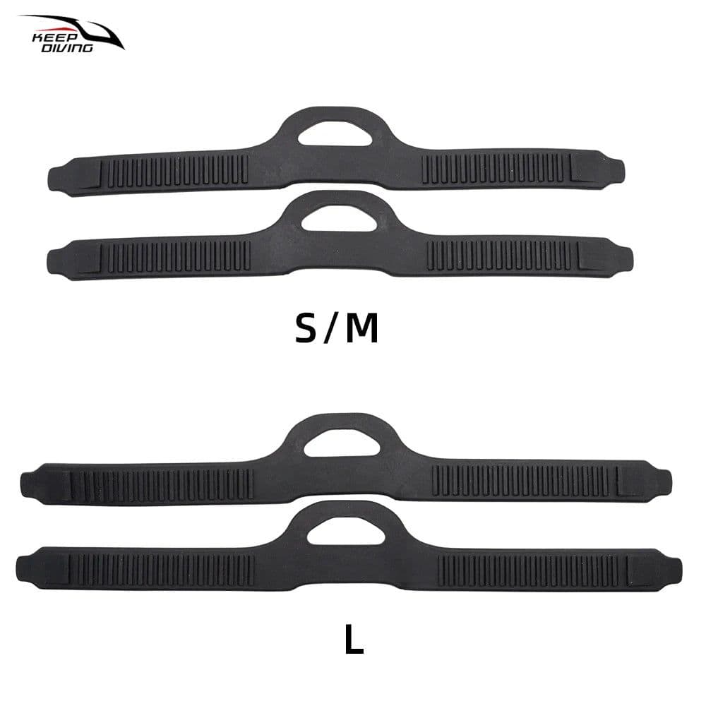 image-KEEP DIVING Adjustable Diving Fin Straps with Quick Release Buckles