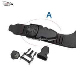 image-KEEP DIVING Adjustable Diving Fin Straps with Quick Release Buckles
