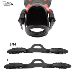 image-KEEP DIVING Adjustable Diving Fin Straps with Quick Release Buckles