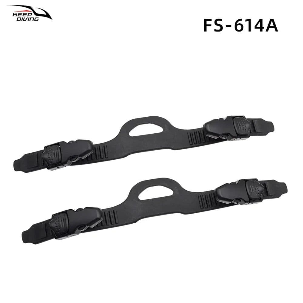 image-KEEP DIVING Adjustable Diving Fin Straps with Quick Release Buckles