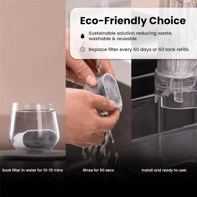 image-Water Filter Inserts 8-Pack for Ninja Luxe Cafe ES601