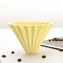 image-PEISIC Ceramic Pour Over Coffee Dripper Cone Filter Cup