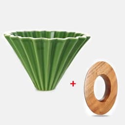 image-PEISIC Ceramic Pour Over Coffee Dripper Cone Filter Cup
