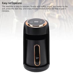 image-Turkish Coffee Machine 600W 300ML Anti Overflow