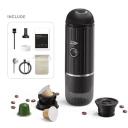 image-IKAPE Portable Electric Coffee Maker, Capsule/Ground