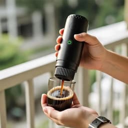 image-RECAFIM Portable Espresso Machine 19-Bar 7800mAh