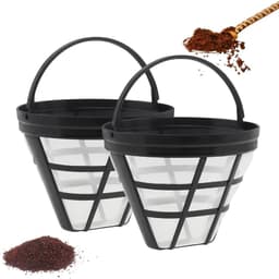 image-Reusable Nylon Coffee Filter Basket Cone
