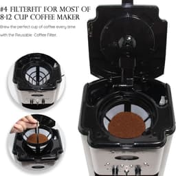 image-Reusable Nylon Coffee Filter Basket Cone