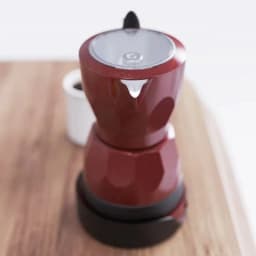 image-LUOUPHEI 150ml Electric Moka Pot 110V/220V Red