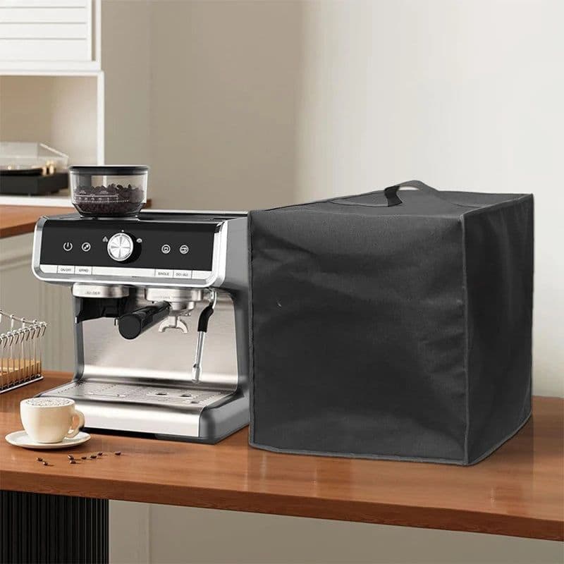 image-Espresso Machine Dust Cover 40cm Polyester Black