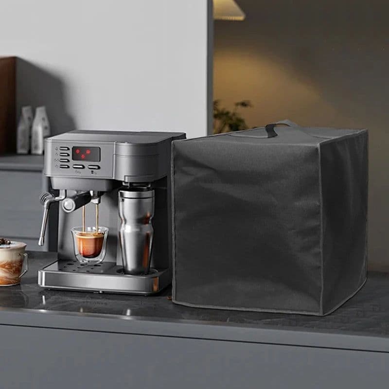image-Espresso Machine Dust Cover 40cm Polyester Black