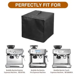 image-Espresso Machine Dust Cover 40cm Polyester Black