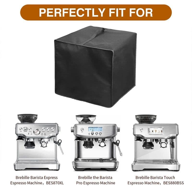 image-Espresso Machine Dust Cover 40cm Polyester Black