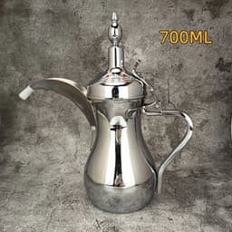 image-Golden Arabic Coffee Pot 500/700ML Stainless Steel